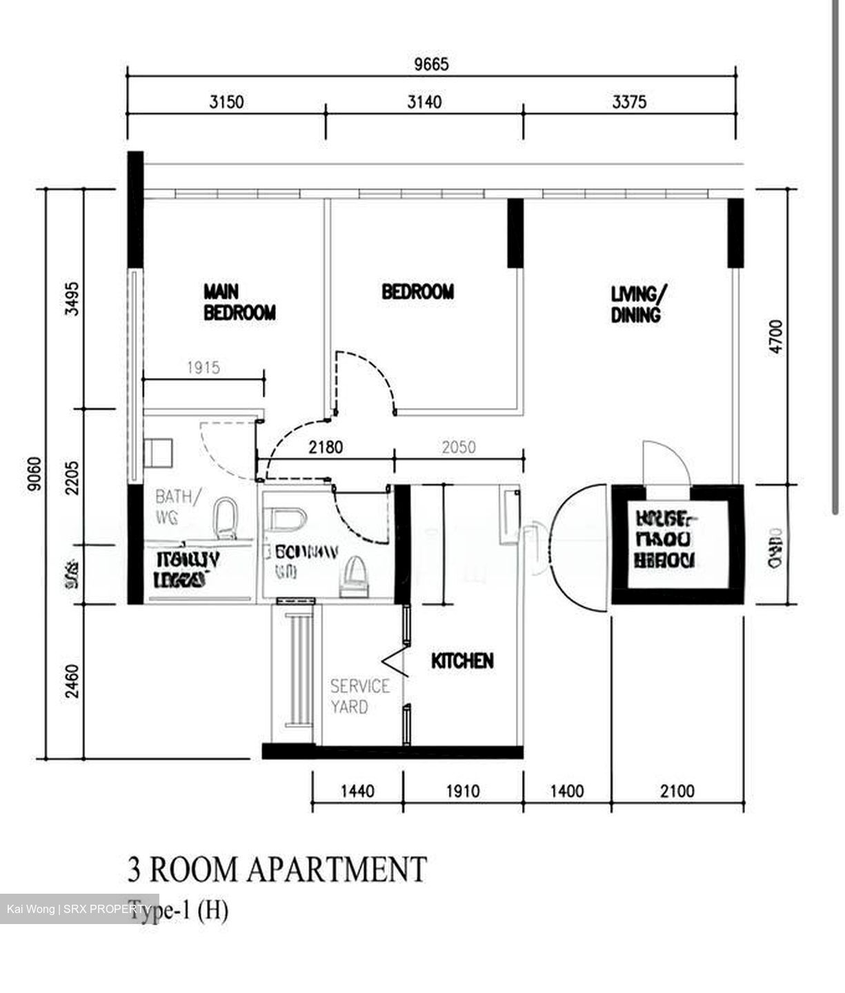 Blk 604A Tampines Greenridges (Tampines), HDB 3 Rooms #503488491
